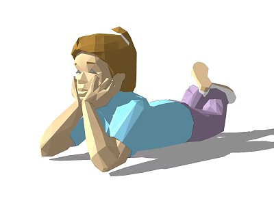 SU model character model residential area design landscape character model design SU character character background 3d model