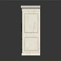 Classic White Storage Wardrobe With Elegant Carved Details Double Doors And Drawers
