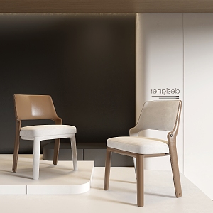 Minotti single chair 3d model