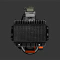 Modern engine small engine racing engine 3d model
