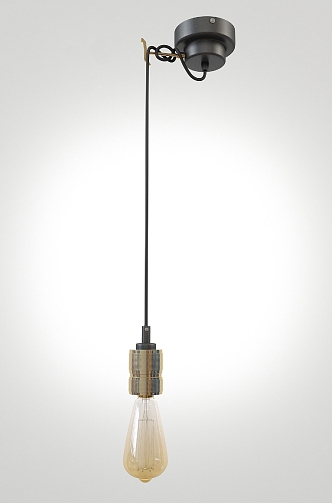 industrial loft chandelier 3d model