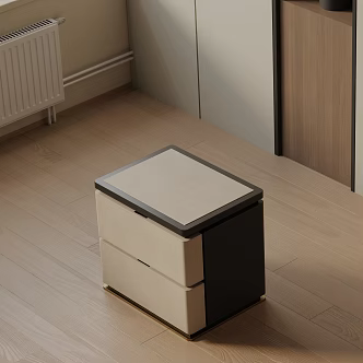 Modern Bedside Cabinet 3d model