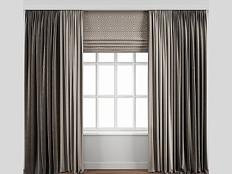 Curtain Fabric Curtain 3d model