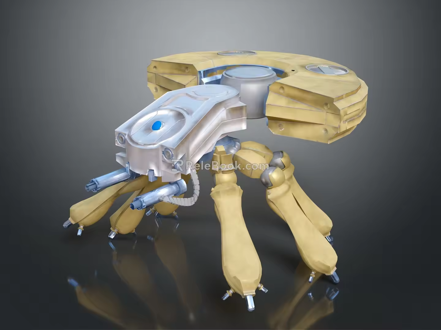 Mech Warrior Mech Soldier Machine Battlearm Mechanical Battlearm Machine Fighter Robot 3d model