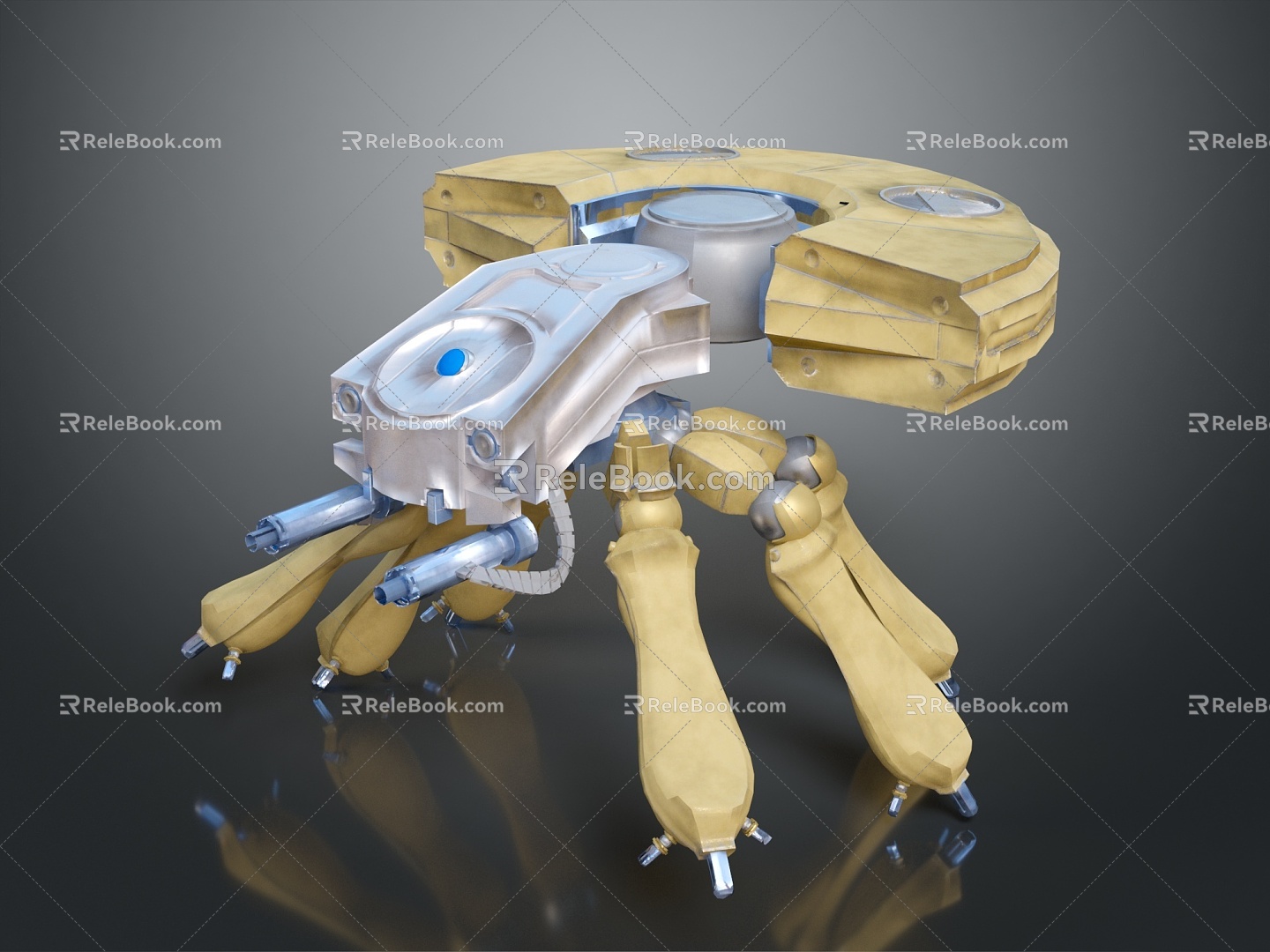 Mech Warrior Mech Soldier Machine Battlearm Mechanical Battlearm Machine Fighter Robot 3d model