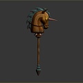 Scepter Ancient Scepter Cane Ancient Scepter Magic Scepter Metal Scepter Classical Scepter Magic Scepter 3d model