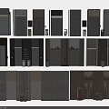 Various Modern Elevator Design Styles With Different Materials And Panel Options 3d model