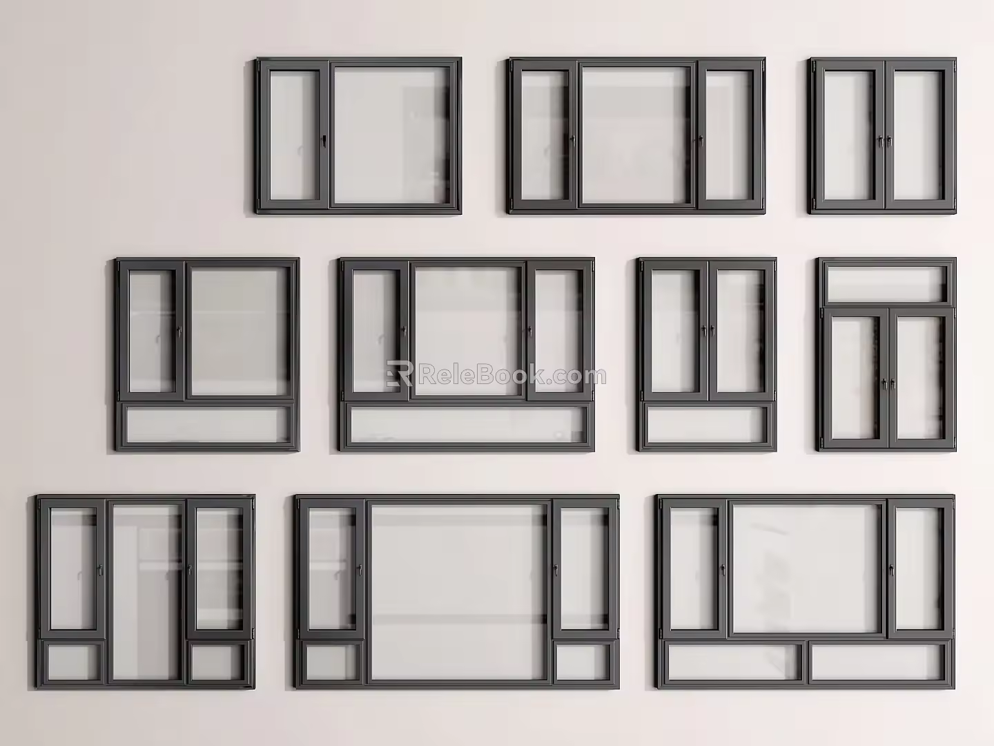Windows Casement Windows Floor-to-ceiling Windows Balcony Windows Bay Windows 3d model