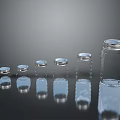 Transparent Glass Jars With Metal Lids For Home Storage In Various Sizes