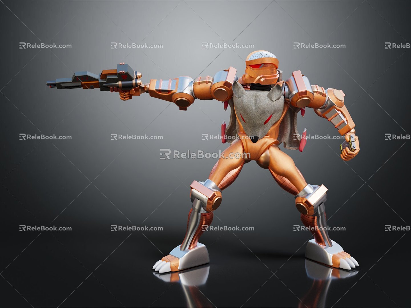 Modern Game Character Sci-Fi Warrior Future Warrior Super Soldier Magic Warrior model