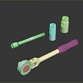 Durable Hardware Tools Set Including Socket Wrench Extension Bar And Sockets