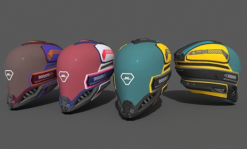 Cyberpunk Helmet 3d model