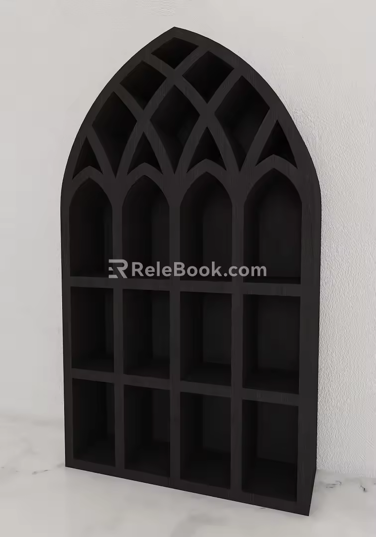 Wall Storage Rack Display Rack Wall Rack Grocery Rack Storage Rack 3d model