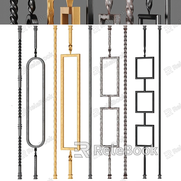 Modern Railing model