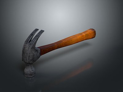 Hammer Horn Hammer Nail Rinker Hammer Rusty Hammer 3d model