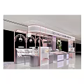 Elegance Nails Mall Store Interior With Nail Eyelash Services And Display Counters