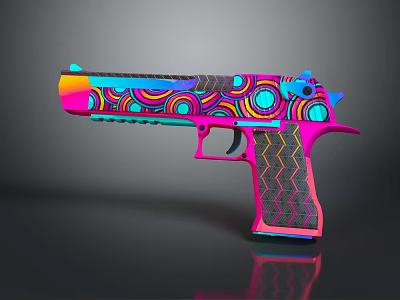 pistol semi-automatic pistol automatic pistol modern weapon hot weapon hot weapon gun military 3d model