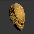 Freshly Baked Golden Sesame Seed Bagel With Shiny Surface On Dark Background