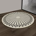 Round carpet 3d model