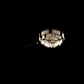 Modern Layered Circular Chandelier With Golden Frame And Crystal Hanging Decor