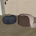 Sofa stool 3d model