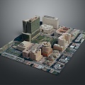 Aerial View Urban Aerial View Micro City Micro City Landscape Urban Micro City Overlook 3d model