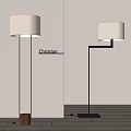 Christian floor lamp 3d model
