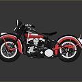 Motorcycle Two-wheeled Motorcycle Cross-country Motorcycle Road Race Motorcycle Motor Vehicle Transport 3d model