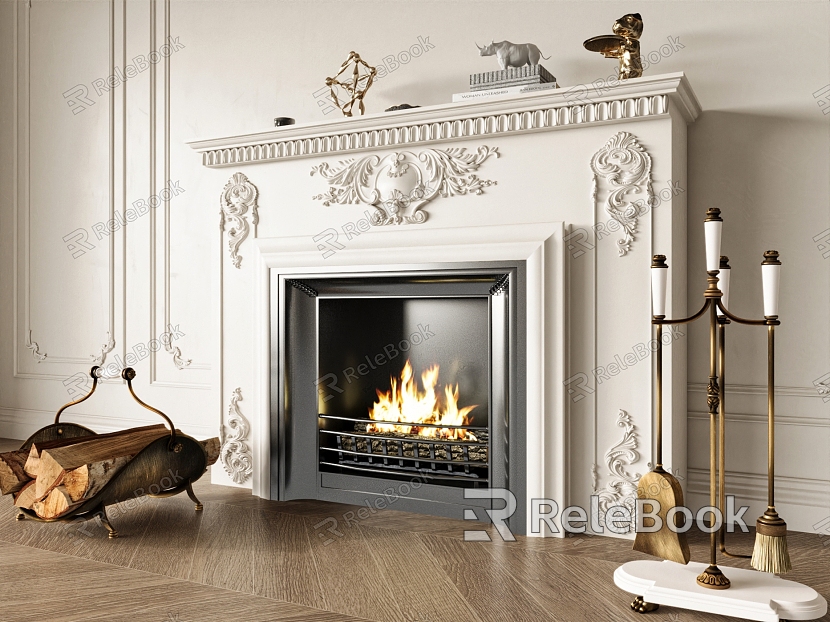 French Fireplace model