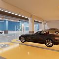 Underground Parking Modern Parking 3d model