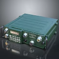 Military Green Weapon Communication Device With Knobs Interfaces And Portable Design