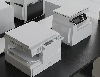 Modern intelligent printer 3d model