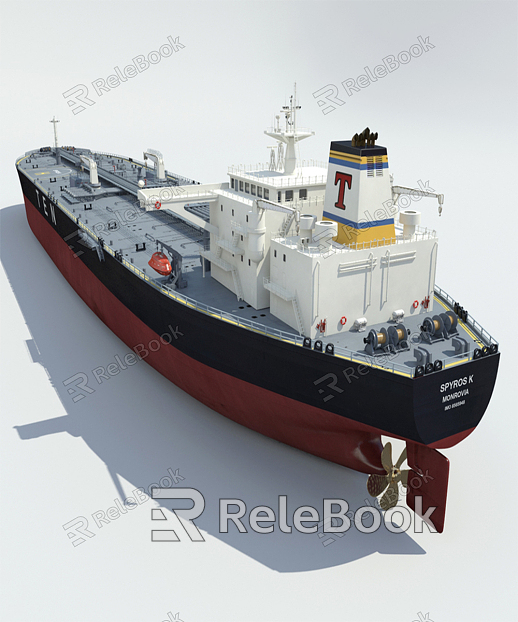 modern ship ship tanker model