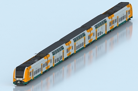 train light rail subway high-speed rail bullet train urban rail train rail transit tram urban train 3d model