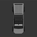 Futuristic Electric Truck With Open Top Design And Black Silver Exterior