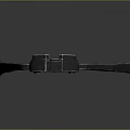 Industrial Metal Pliers With Long Handles And Shiny Surface On Black Background