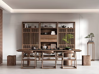 New Chinese Tea Room 3d model