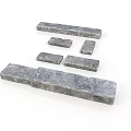 Natural Gray Stone Long Slabs And Small Blocks For Building Projects