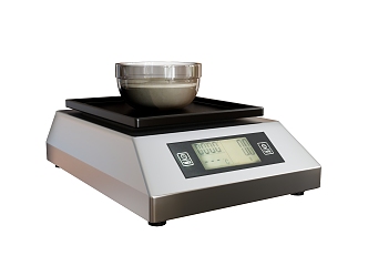 Electronic scale supermarket scale 3d model