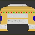 Decorative Household Item With Gold Frame White Marble Top And Colorful Gemstone Accents