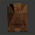 Rusty Red Heavy Armored Wheeled Military Vehicle With Durable Exterior Design