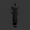 Sci Fi Futuristic Weapon Gun Featuring Detailed Metallic Design And Scope 3d model