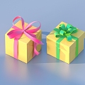 Gift Box Gift Box Packaging Box 3d model