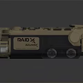 Khaki Colored Commercial Device With Sturdy Design Control Panel Buttons Knobs And SAID X Branding