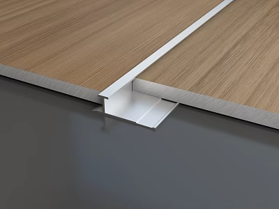 Modern Wooden Storefront Facade With White Metal Strips And Seam Details 3d model