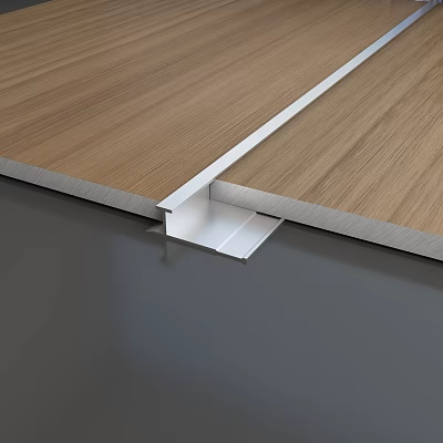 Modern Wooden Storefront Facade With White Metal Strips And Seam Details 3d model