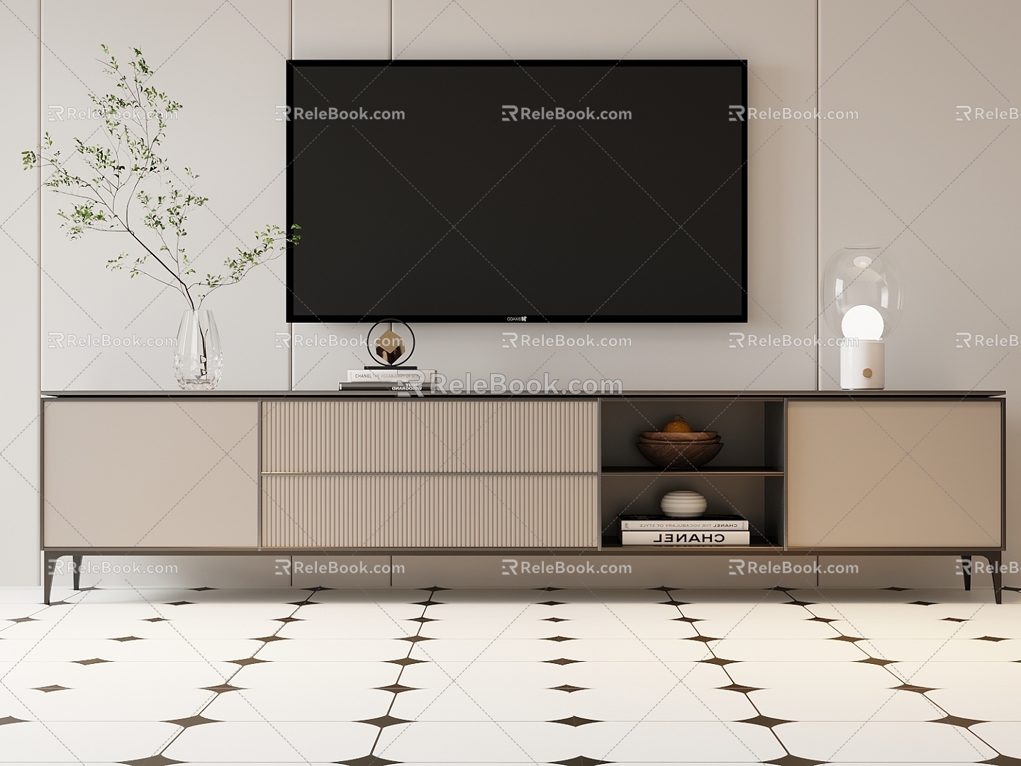 Modern TV Cabinet 3d model