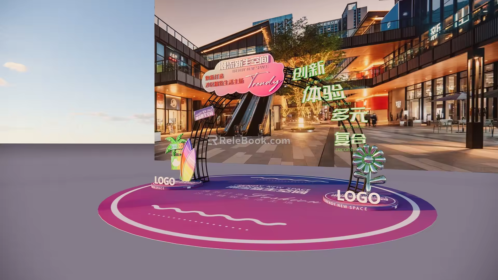 Activity Meichen Longmen Styling 3d model