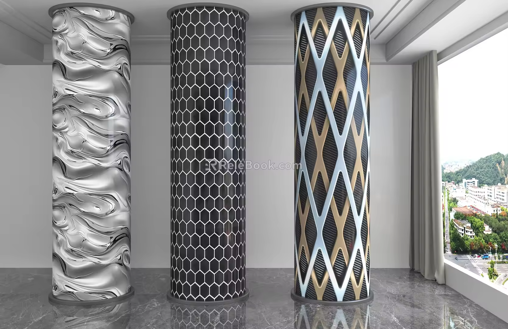 Pillar 3d model
