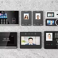 Smart Access Control Devices With Facial Recognition Fingerprint Scanner And Display Screens
